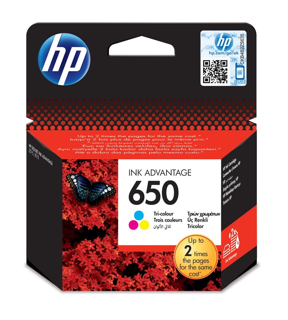 Ngjyrë për printer HP 650, e zezë