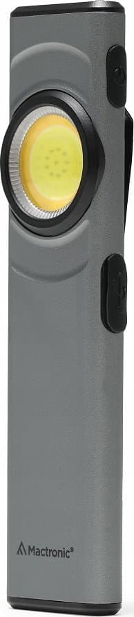 Elektrik dore Mactronic Mini Flagger PHH0134, LED COB, i rikarikueshëm, gri