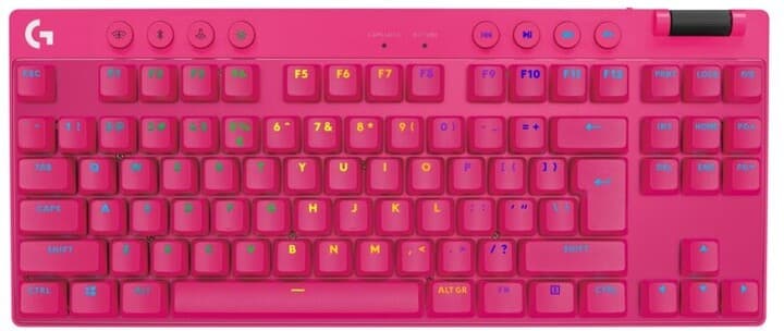 Tastierë Logitech G Pro X TKL Lightspeed, GX Brown, US, rozë