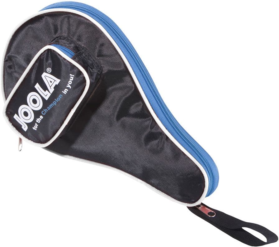 Çantë për raketë ping pongu JOOLA 80501, material i qëndrueshëm, e zezë blu