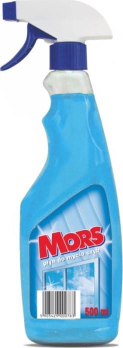 Solucion pastrues xhami Mors, për dritare dhe pasqyra, 500 ml