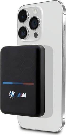 Powerbank BMW MagSafe M Collection, 5000mAh, karikim pa tela 15W, gri