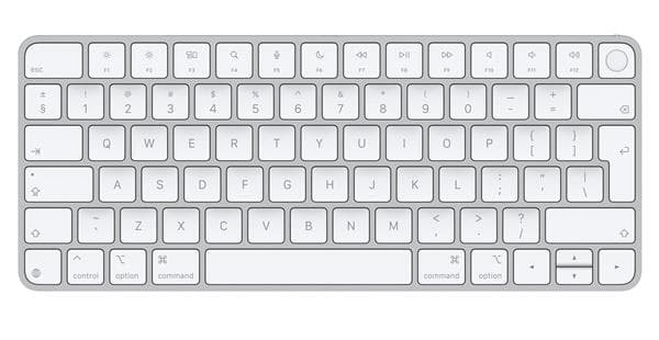 TASTIERE APPLE MAGIC (2024) W TOUCH ID SILVER/WHITE